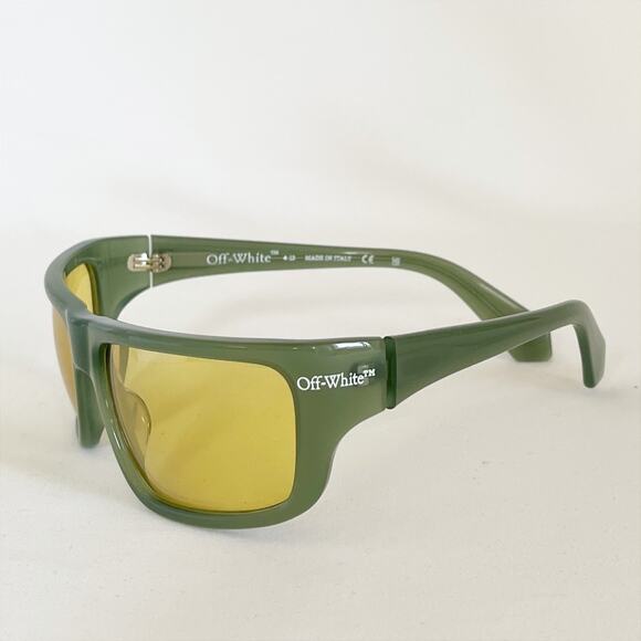 Off-White Men’s Bologna Sunglasses in 5518 Sage Green  Sunglasses NIB - Picture 10 of 16